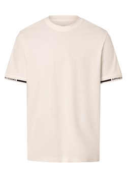 Armani Exchange Koszulka męska Mężczyźni Bawełna écru jednolity ze sklepu vangraaf w kategorii T-shirty męskie - zdjęcie 169530078