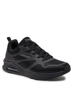 Sneakersy Skechers Tres-Air Uno-Revolution-Airy 183070/BBK Black ze sklepu eobuwie.pl w kategorii Buty sportowe męskie - zdjęcie 169530335