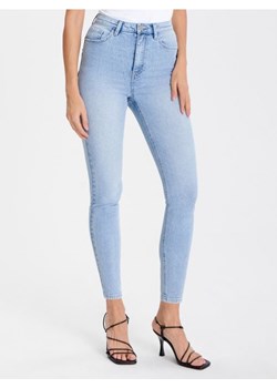 Sinsay - Jeansy skinny high waist - niebieski ze sklepu Sinsay w kategorii Jeansy damskie - zdjęcie 169532175