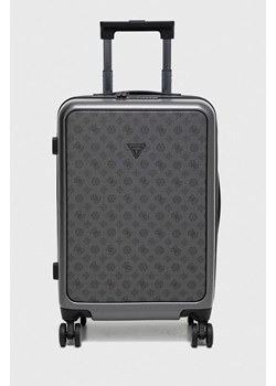 Guess walizka VERONA kolor czarny TMVEPE P4201 ze sklepu ANSWEAR.com w kategorii Walizki - zdjęcie 169532479
