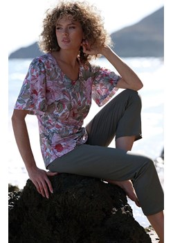 Bawełniana piżama damska 257, Kolor oliwkowy-wzór, Rozmiar S, Cana ze sklepu Intymna w kategorii Piżamy damskie - zdjęcie 169533698