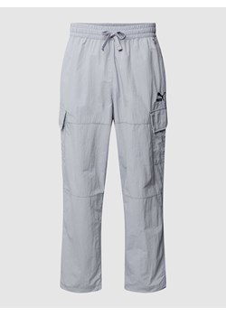 Spodnie dresowe z wyhaftowanym logo ze sklepu Peek&Cloppenburg  w kategorii Spodnie męskie - zdjęcie 169533836