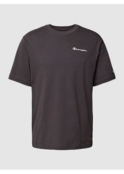 T-shirt z wyhaftowanym logo ze sklepu Peek&Cloppenburg  w kategorii T-shirty męskie - zdjęcie 169534008