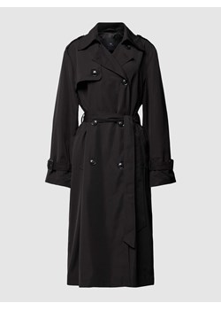 Płaszcz z paskiem z materiału ze sklepu Peek&Cloppenburg  w kategorii Płaszcze damskie - zdjęcie 169534009