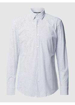 Koszula biznesowa o kroju slim fit z kołnierzykiem typu kent ze sklepu Peek&Cloppenburg  w kategorii Koszule męskie - zdjęcie 169534069