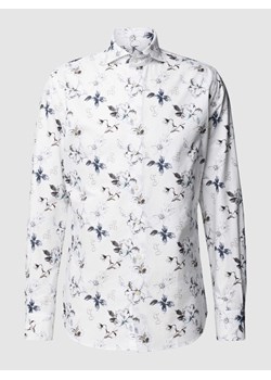 Koszula biznesowa o kroju slim fit z kwiatowym nadrukiem na całej powierzchni ze sklepu Peek&Cloppenburg  w kategorii Koszule męskie - zdjęcie 169534095