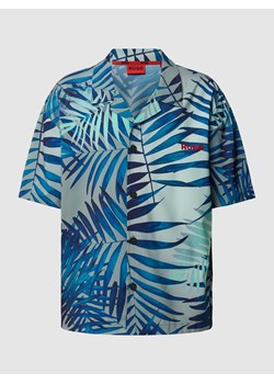 Koszula casualowa o kroju relaxed fit z rękawem o dł. 1/2 model ‘BEACH’ ze sklepu Peek&Cloppenburg  w kategorii Koszule męskie - zdjęcie 169534176