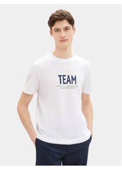 Tom Tailor Denim T-Shirt 1040838 Biały Regular Fit ze sklepu MODIVO w kategorii T-shirty męskie - zdjęcie 169536318