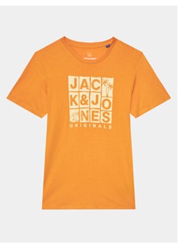 Jack&Jones Junior T-Shirt 12239435 Pomarańczowy Standard Fit ze sklepu MODIVO w kategorii T-shirty chłopięce - zdjęcie 169536438