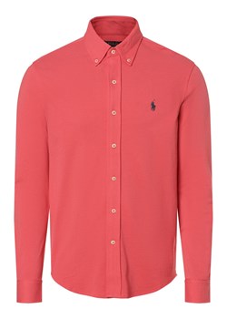 Polo Ralph Lauren Koszula męska Mężczyźni Slim Fit Bawełna czerwony jednolity ze sklepu vangraaf w kategorii Koszule męskie - zdjęcie 169536976