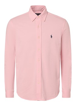Polo Ralph Lauren Koszula męska Mężczyźni Slim Fit Bawełna różowy jednolity ze sklepu vangraaf w kategorii Koszule męskie - zdjęcie 169536978