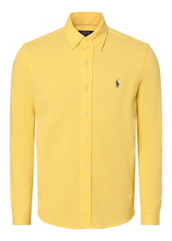 Polo Ralph Lauren Koszula męska Mężczyźni Slim Fit Bawełna żółty jednolity ze sklepu vangraaf w kategorii Koszule męskie - zdjęcie 169536979