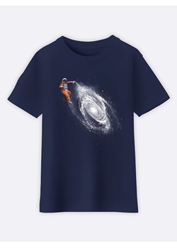 WOOOP Koszulka &quot;Space art&quot; w kolorze granatowym ze sklepu Limango Polska w kategorii T-shirty chłopięce - zdjęcie 169541099