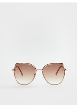 Reserved - Okulary przeciwsłoneczne - brązowy ze sklepu Reserved w kategorii Okulary przeciwsłoneczne damskie - zdjęcie 169542646