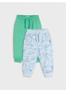 Sinsay - Spodnie dresowe jogger 2 pack - błękitny ze sklepu Sinsay w kategorii Spodnie i półśpiochy - zdjęcie 169543139