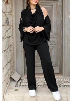 KOmplet MENILSA BLACK ze sklepu Ivet Shop w kategorii Komplety i garnitury damskie - zdjęcie 169543448