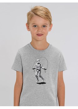 WOOOP Koszulka &quot;Stormtrooper Skipping&quot; w kolorze szarym ze sklepu Limango Polska w kategorii T-shirty chłopięce - zdjęcie 169553828