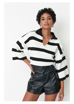 trendyol Sweter w kolorze kremowo-czarnym ze sklepu Limango Polska w kategorii Swetry damskie - zdjęcie 169554057