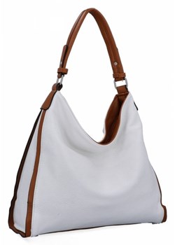 Torebki Damskie Na Co Dzień XL firmy Hernan Białe (kolory) ze sklepu torbs.pl w kategorii Torby Shopper bag - zdjęcie 169555465