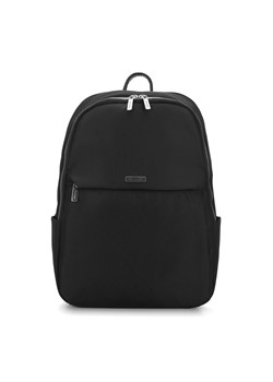 Plecak na laptopa 13”/14” ze srebrnym suwakiem czarny ze sklepu WITTCHEN w kategorii Plecaki - zdjęcie 169556368