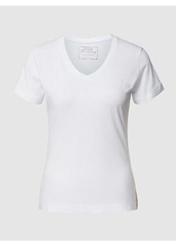 T-shirt z dekoltem w serek ze sklepu Peek&Cloppenburg  w kategorii Bluzki damskie - zdjęcie 169557545