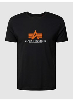 T-shirt z nadrukiem z logo ze sklepu Peek&Cloppenburg  w kategorii T-shirty męskie - zdjęcie 169557758