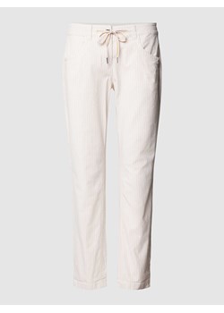 Spodnie materiałowe o skróconym kroju regular fit ze sklepu Peek&Cloppenburg  w kategorii Spodnie damskie - zdjęcie 169557876