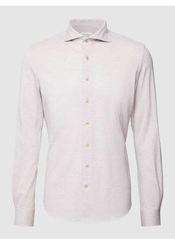 Koszula biznesowa o kroju slim fit z efektem melanżowym ze sklepu Peek&Cloppenburg  w kategorii Koszule męskie - zdjęcie 169557915