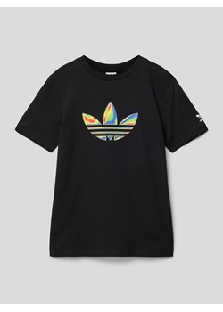 T-shirt z nadrukiem z logo ze sklepu Peek&Cloppenburg  w kategorii T-shirty chłopięce - zdjęcie 169557938