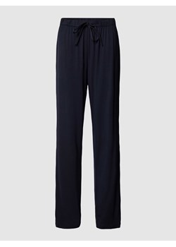 Spodnie materiałowe z mieszanki modalu i elastanu z tunelem ze sklepu Peek&Cloppenburg  w kategorii Spodnie damskie - zdjęcie 169557949
