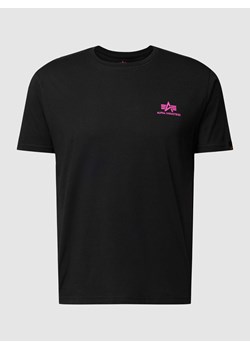 T-shirt z nadrukiem z logo model ‘BASIC’ ze sklepu Peek&Cloppenburg  w kategorii T-shirty męskie - zdjęcie 169558315