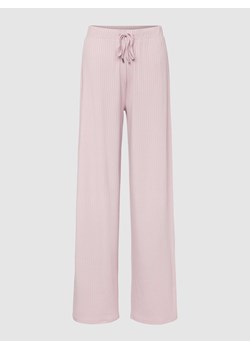 Spodnie dresowe z fakturowanym wzorem model ‘SAMANTHA’ ze sklepu Peek&Cloppenburg  w kategorii Spodnie damskie - zdjęcie 169558329