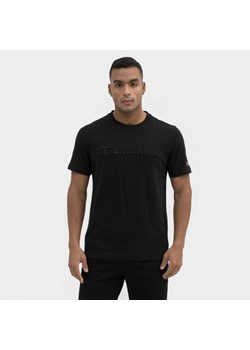 Męski t-shirt z nadrukiem CHAMPION ROCHESTER Crewneck T-shirt - czarny ze sklepu Sportstylestory.com w kategorii T-shirty męskie - zdjęcie 169558885