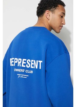 Represent bluza bawełniana Owners Club Sweater męska kolor niebieski z nadrukiem OCM410.109 ze sklepu PRM w kategorii Bluzy męskie - zdjęcie 169564517