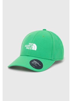 The North Face czapka z daszkiem Recycled 66 Classic Hat kolor zielony z aplikacją NF0A4VSVPO81 ze sklepu PRM w kategorii Czapki z daszkiem damskie - zdjęcie 169564535