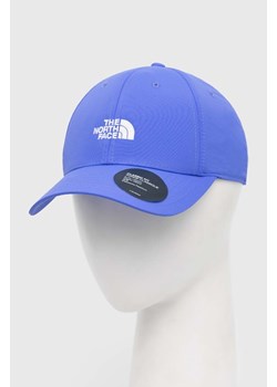 The North Face czapka z daszkiem 66 Tech Hat kolor niebieski z aplikacją NF0A7WHCQBO1 ze sklepu PRM w kategorii Czapki z daszkiem damskie - zdjęcie 169564539
