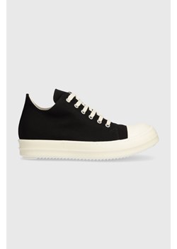 Rick Owens tenisówki Woven Shoes Low Sneaks damskie kolor czarny DS01D1802.CB.911 ze sklepu PRM w kategorii Trampki damskie - zdjęcie 169564577