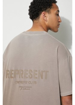 Represent t-shirt bawełniany Owners Club męski kolor brązowy z nadrukiem OCM409.243 ze sklepu PRM w kategorii T-shirty męskie - zdjęcie 169564687