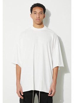 Rick Owens t-shirt bawełniany Tommy T-Shirt męski kolor biały gładki DU01D1259.RN.11 ze sklepu PRM w kategorii T-shirty męskie - zdjęcie 169564715