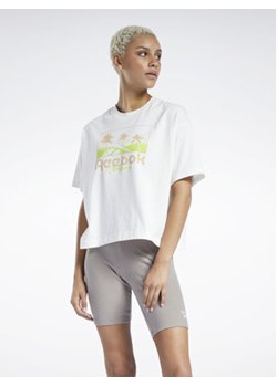Reebok T-Shirt Classics Summer Graphic T-Shirt H49281 Biały ze sklepu MODIVO w kategorii Bluzki damskie - zdjęcie 169565839