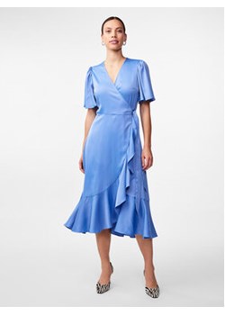 YAS Sukienka koktajlowa Thea 26028890 Niebieski Standard Fit ze sklepu MODIVO w kategorii Sukienki - zdjęcie 169565846