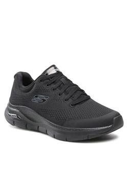Sneakersy Skechers Arch Fit 232040/BBK Black ze sklepu eobuwie.pl w kategorii Buty sportowe męskie - zdjęcie 169566727