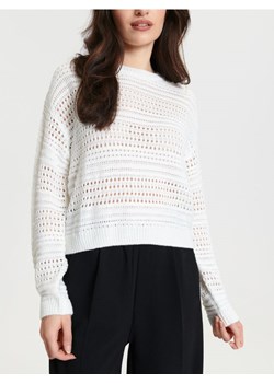 Sinsay - Sweter ażurowy - kremowy ze sklepu Sinsay w kategorii Swetry damskie - zdjęcie 169567316