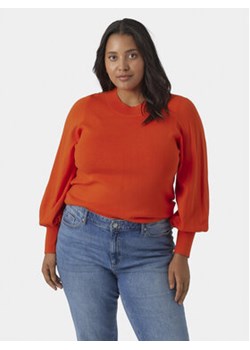 Vero Moda Curve Sweter 10291293 Pomarańczowy Regular Fit ze sklepu MODIVO w kategorii Swetry damskie - zdjęcie 169570115