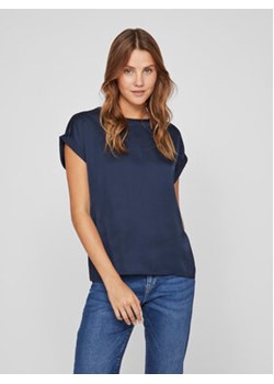 Vila T-Shirt Ellette 14059563 Granatowy Regular Fit ze sklepu MODIVO w kategorii Bluzki damskie - zdjęcie 169570225