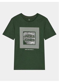 Jack&Jones Junior T-Shirt 12237030 Zielony Regular Fit ze sklepu MODIVO w kategorii T-shirty chłopięce - zdjęcie 169570429
