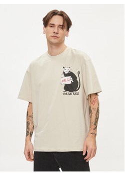 Only & Sons T-Shirt Banksy 22024752 Beżowy Relaxed Fit ze sklepu MODIVO w kategorii T-shirty męskie - zdjęcie 169570436