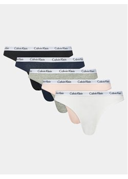 Calvin Klein Underwear Komplet 5 par fig klasycznych 000QD3586E Kolorowy ze sklepu MODIVO w kategorii Majtki damskie - zdjęcie 169570447