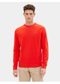 Tom Tailor Sweter 1039810 Czerwony Regular Fit ze sklepu MODIVO w kategorii Swetry męskie - zdjęcie 169570499