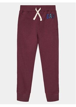 Gap Spodnie dresowe 772098-00 Bordowy Regular Fit ze sklepu MODIVO w kategorii Spodnie chłopięce - zdjęcie 169570888